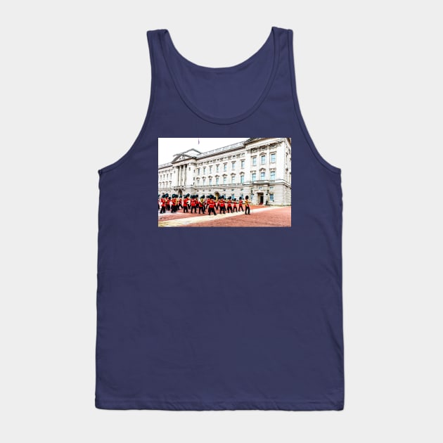 Changing Of The Guard At Buckingham Palace Tank Top by tommysphotos